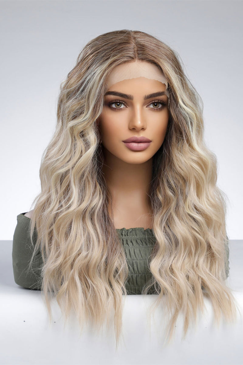 13*2‘’ Lace Front Wigs Synthetic Long Wave 24'' 150% Density